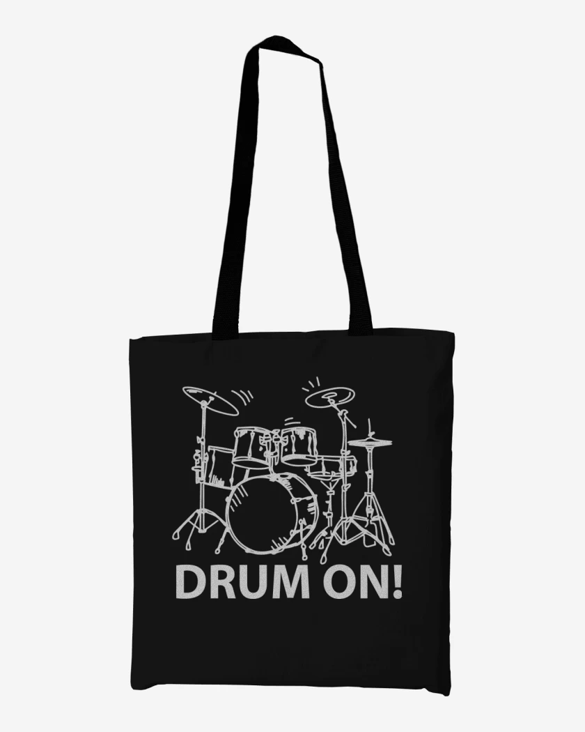 Totebag Negro de Drum ON!