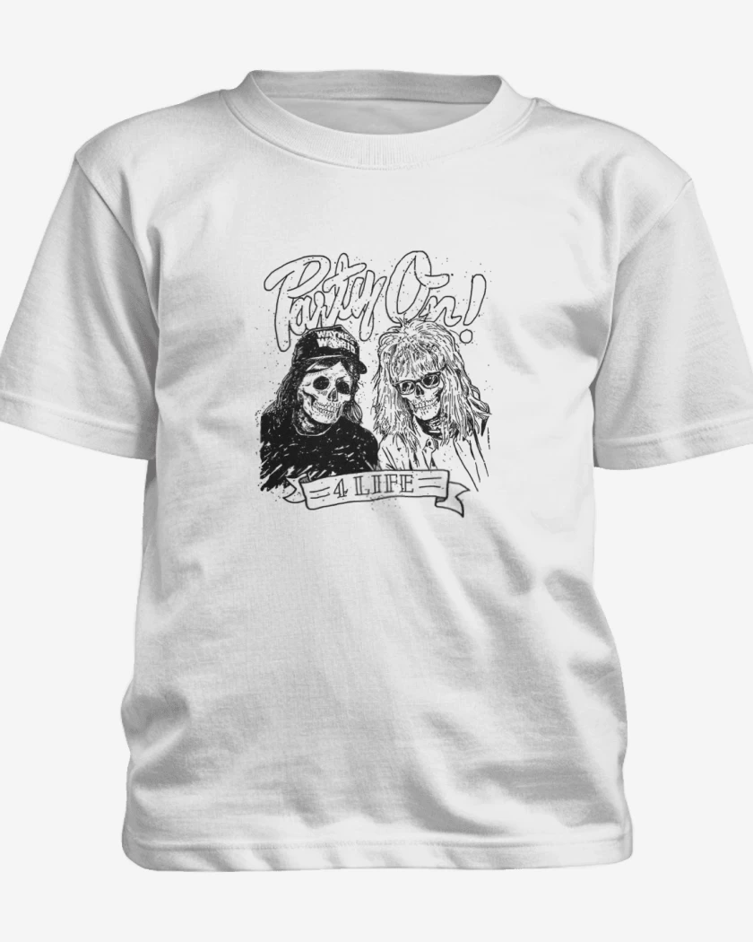Polera de niño Blanco de party on 4life