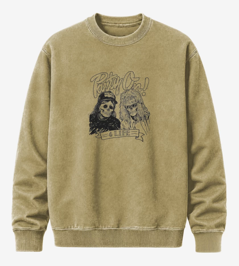 Poleron Polo Acid Wash Beige de party on 4life