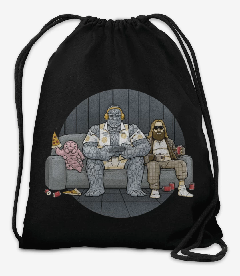 Mochila Negro de Thor y sus amigos 