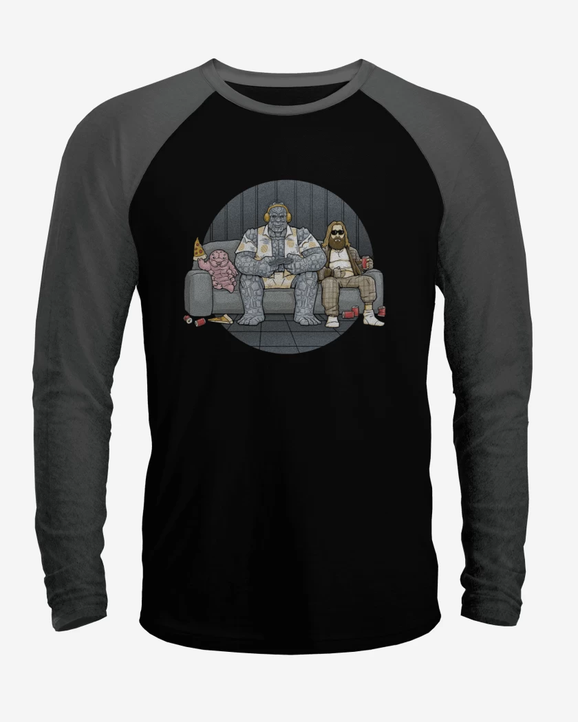 Polera Raglan Thor y sus amigos 