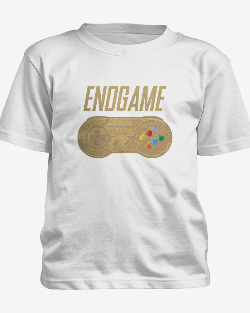 Polera de niño Blanco de Control endgame
