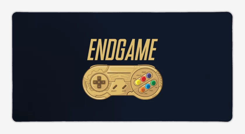 Mouse pad Gamer Azul Marino de Control endgame