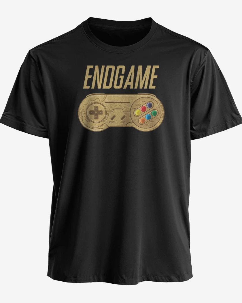 Polera premium Negro de Control endgame