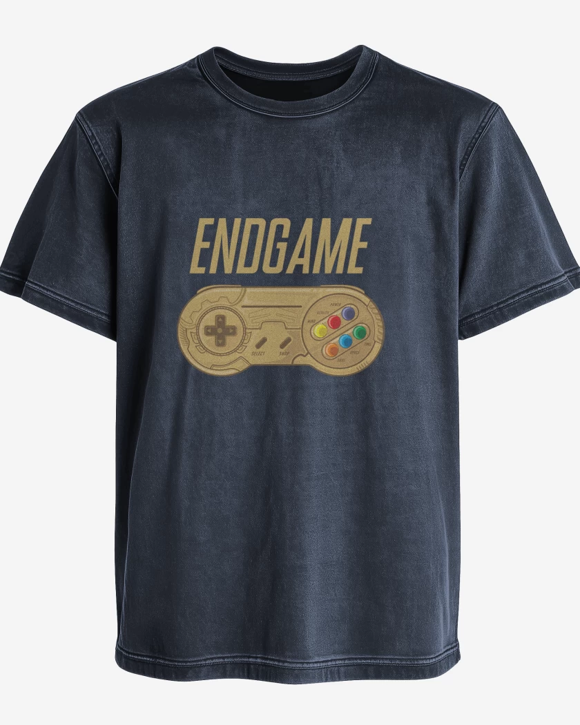 Polera desgastada Control endgame