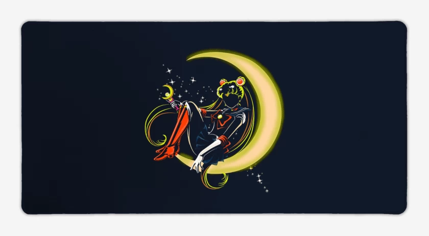 Mouse pad Gamer Azul Marino de sailormoon 5