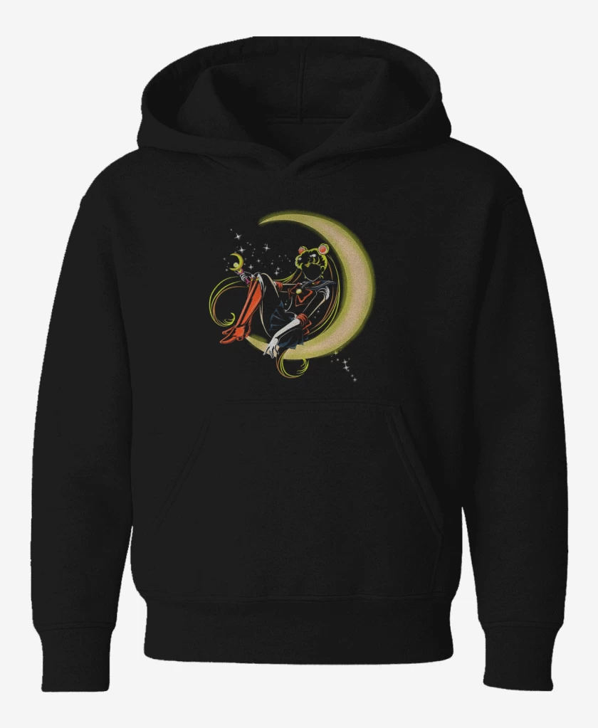 Poleron de niño Negro de sailormoon 5