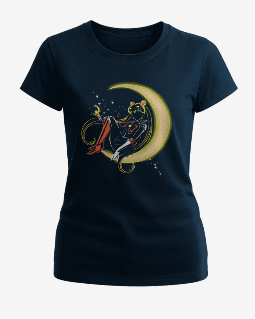 Polera de Mujer Azul Marino de sailormoon 5