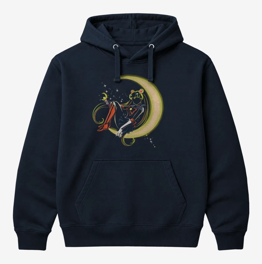 Polerón Canguro Azul Marino de sailormoon 5