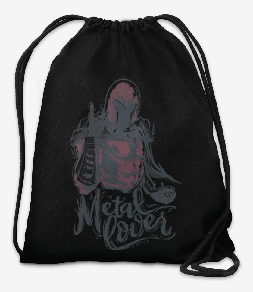 Mochila Negro de Metal lover