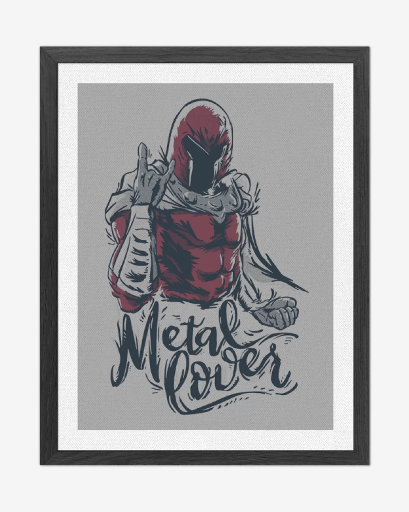 Cuadro decorativo Gris Melange de Metal lover