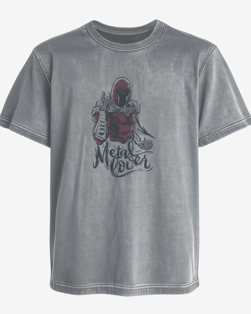 Polera desgastada Metal lover