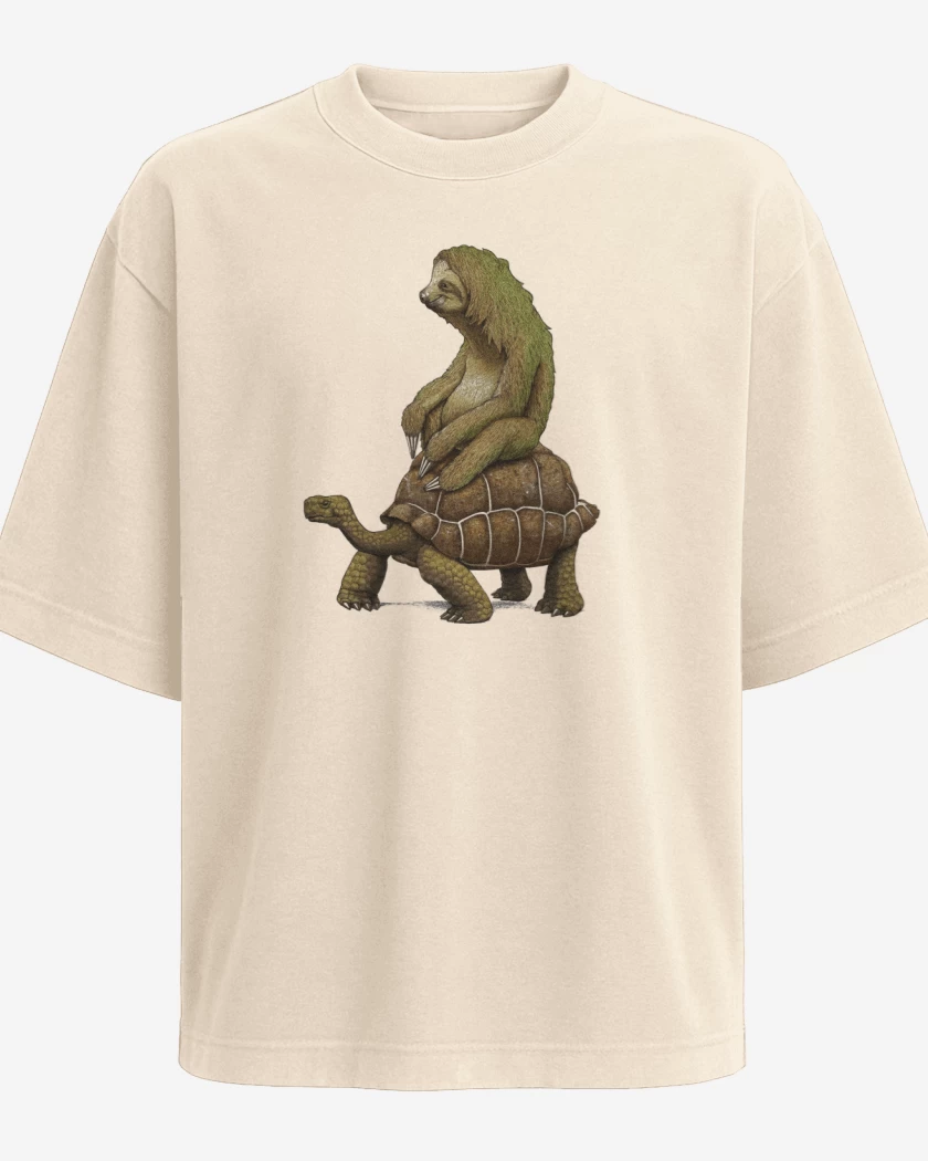 Polera Oversize Beige de Peretortu