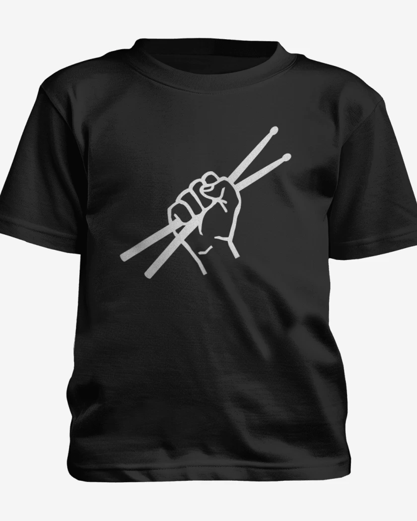 Polera de niño Negro de Puñobaquetas 