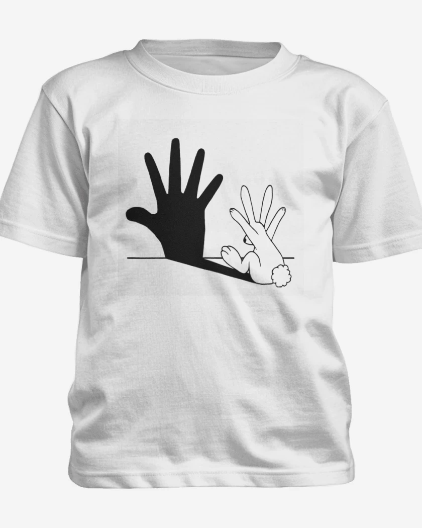 Polera de niño Blanco de Bunnyhand