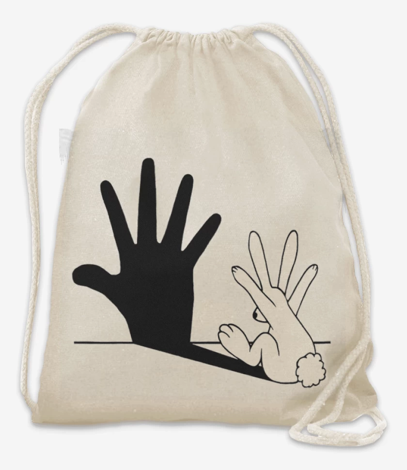 Mochila Blanco de Bunnyhand