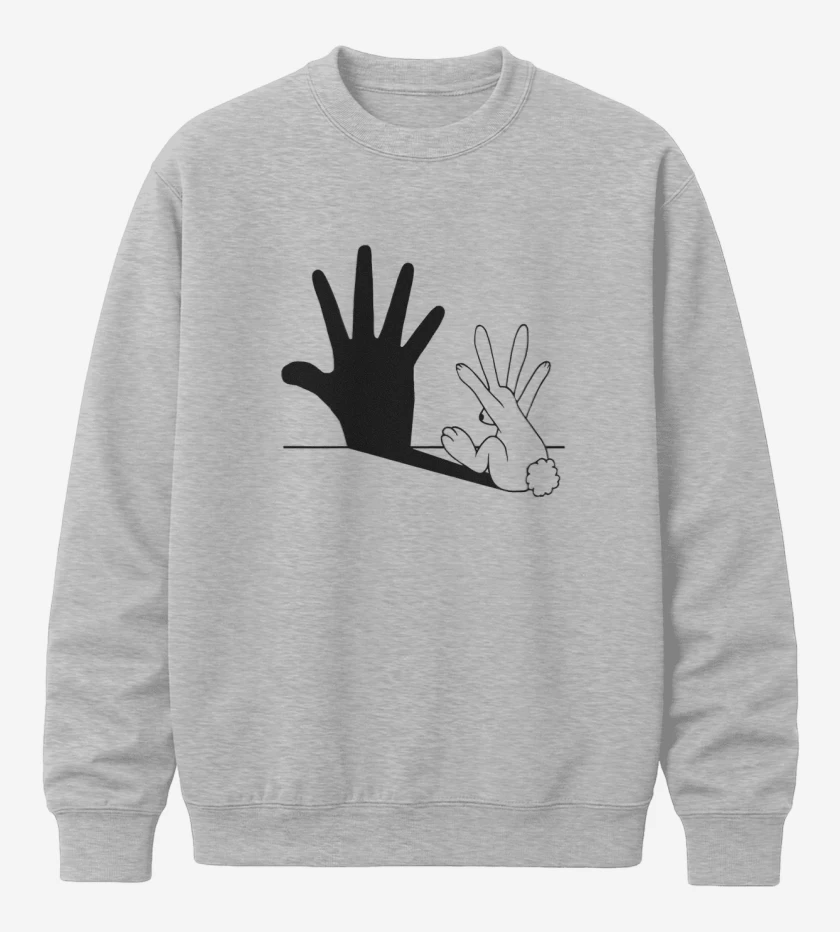 Poleron polo Gris Melange de Bunnyhand