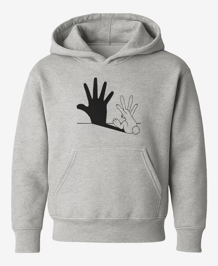 Poleron de niño Gris Melange de Bunnyhand