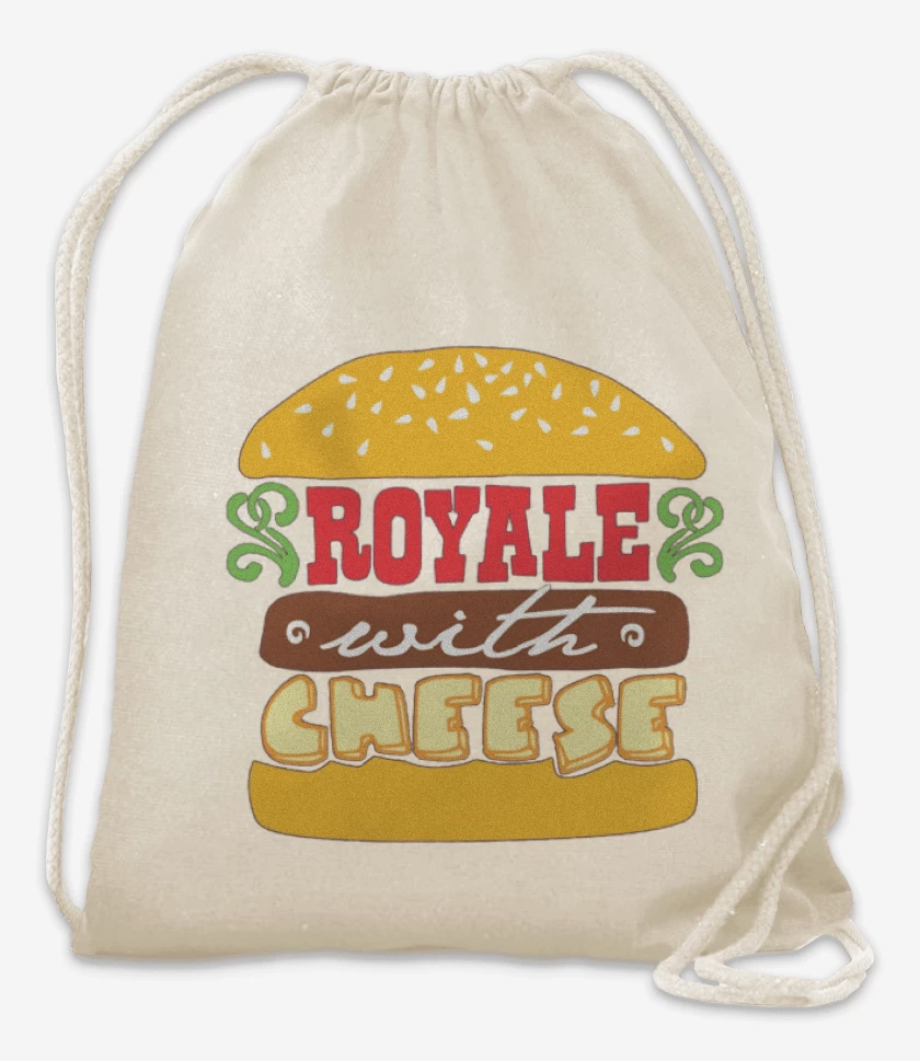 Mochila Blanco de Royal con queso 