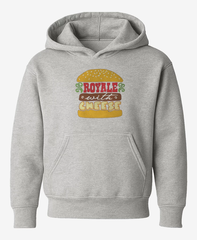 Poleron de niño Gris Melange de Royal con queso 