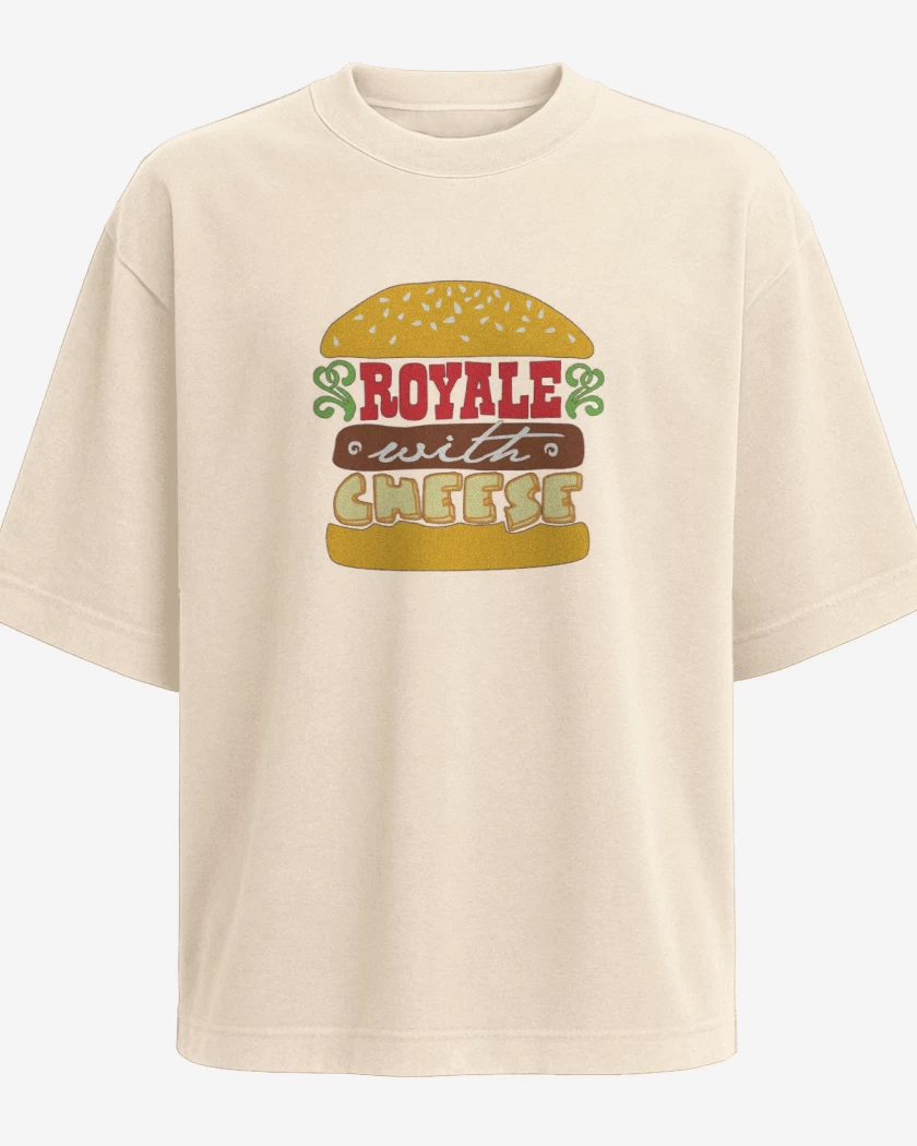 Polera Oversize Royal con queso 