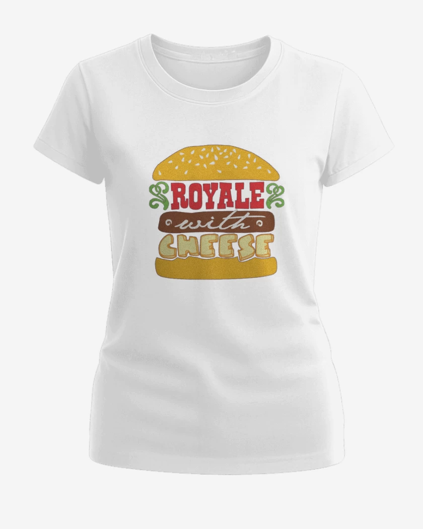 Polera de Mujer Blanco de Royal con queso 