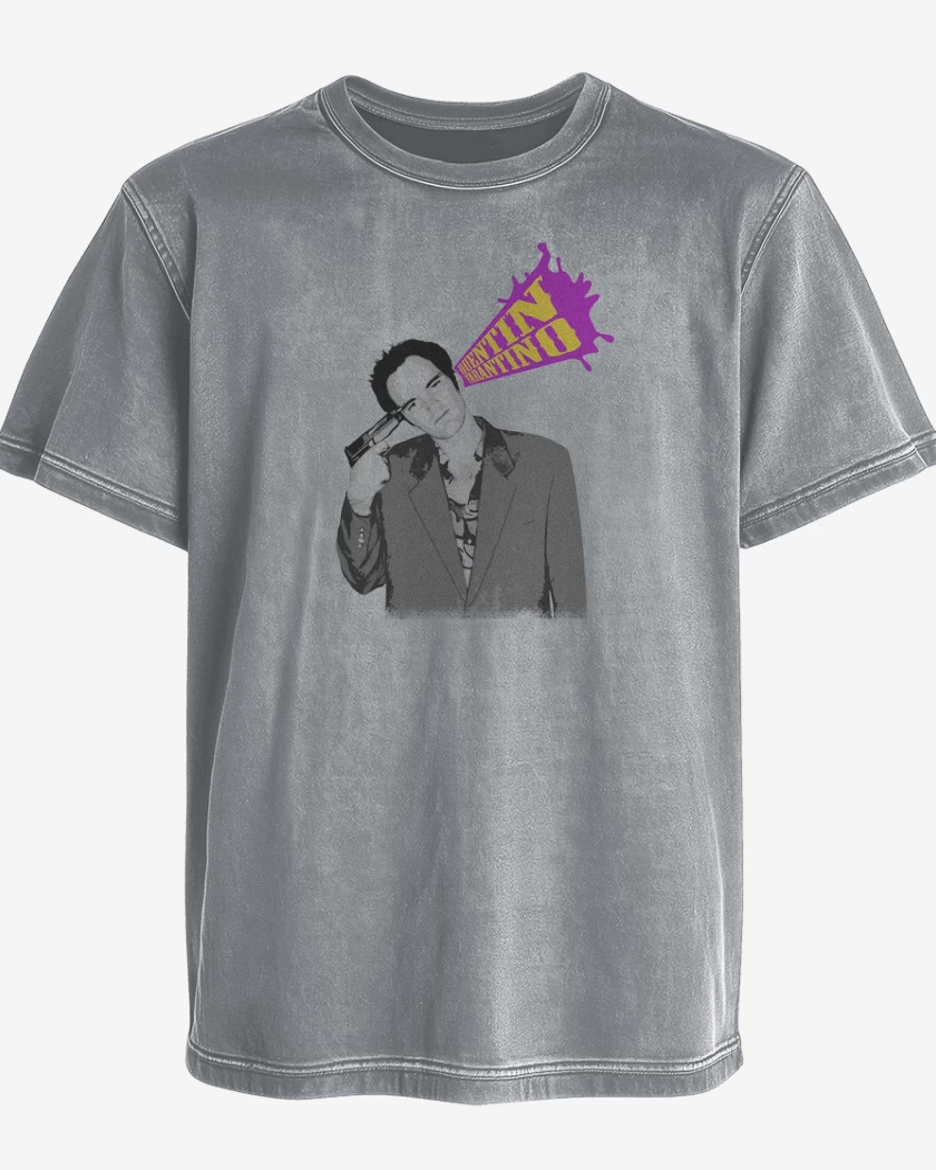 Polera desgastada Gris Melange de QUENTIN 1