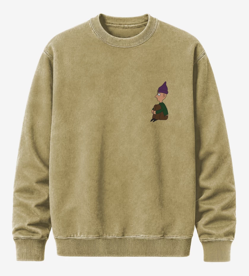Poleron Polo Acid Wash Beige de PARANOID 