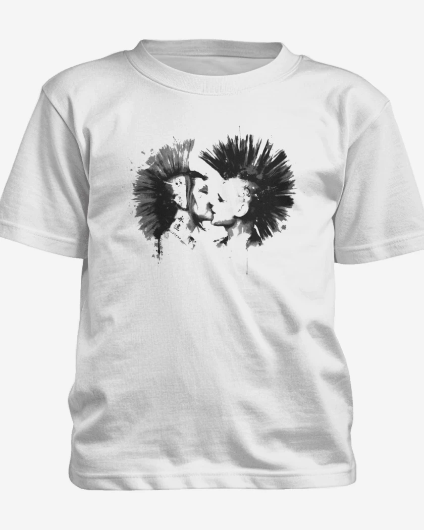 Polera de niño Blanco de Punk Love 
