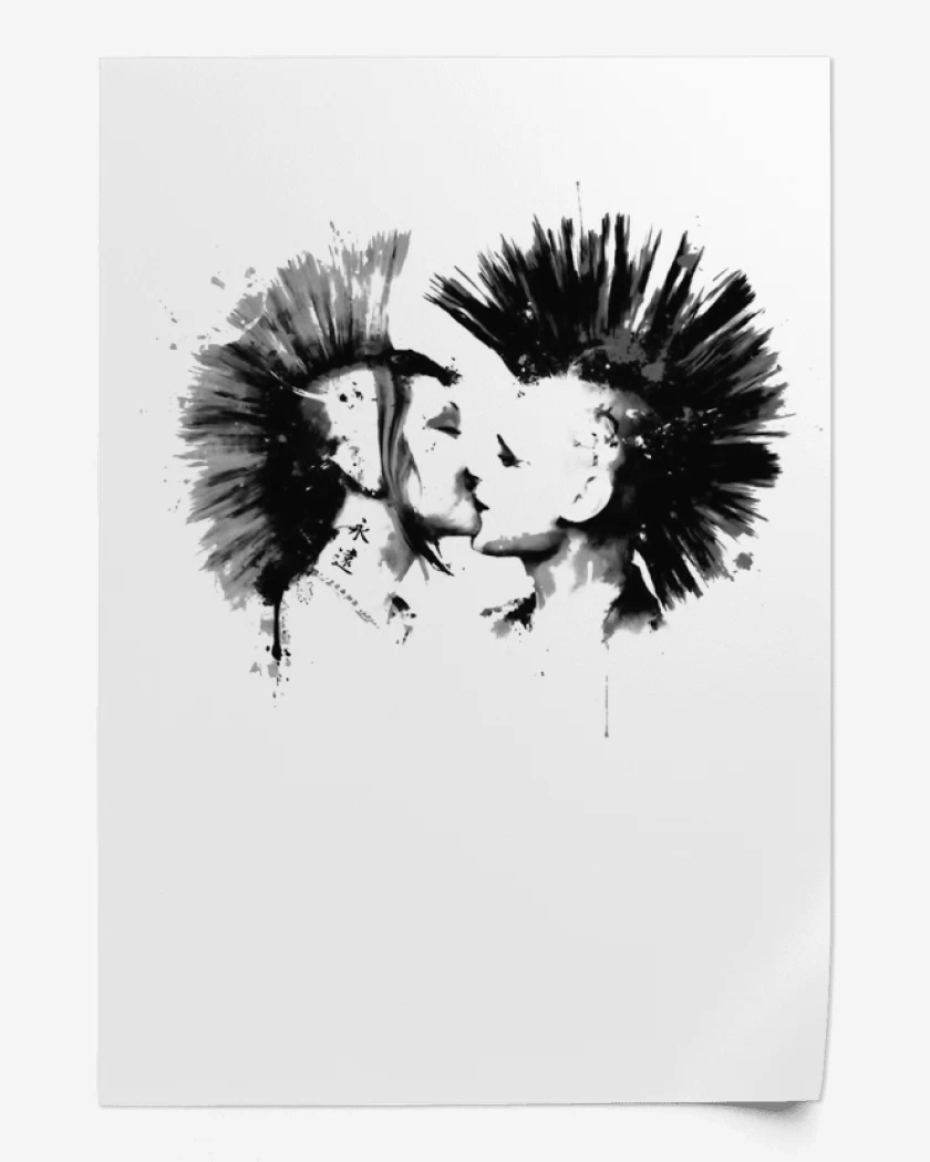 Print Blanco de Punk Love 
