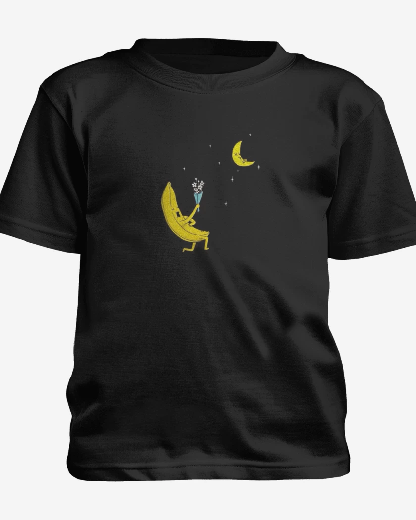 Polera de niño Negro de Banana enamorada 