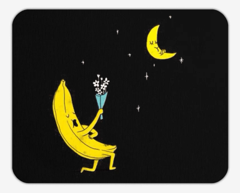 Mousepad Banana enamorada 