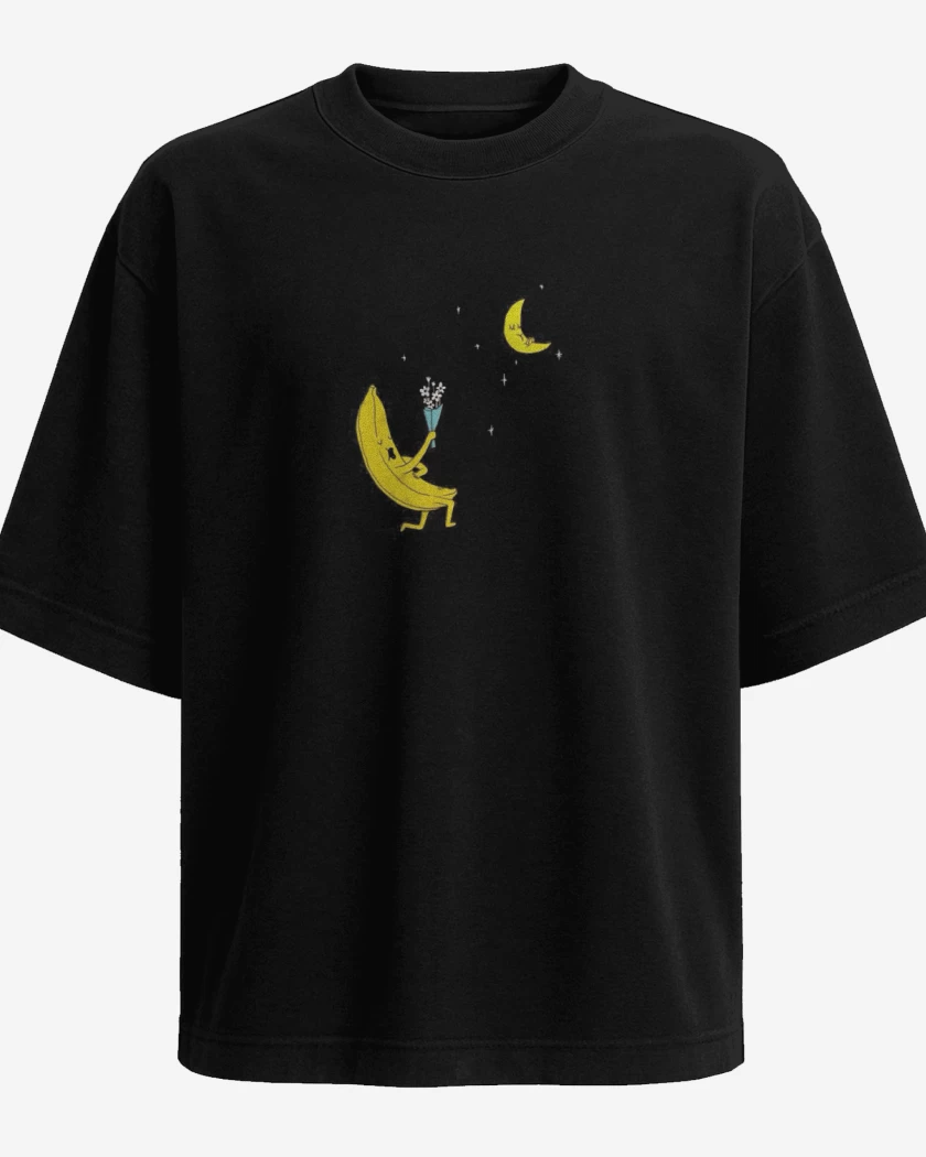 Polera Oversize Banana enamorada 