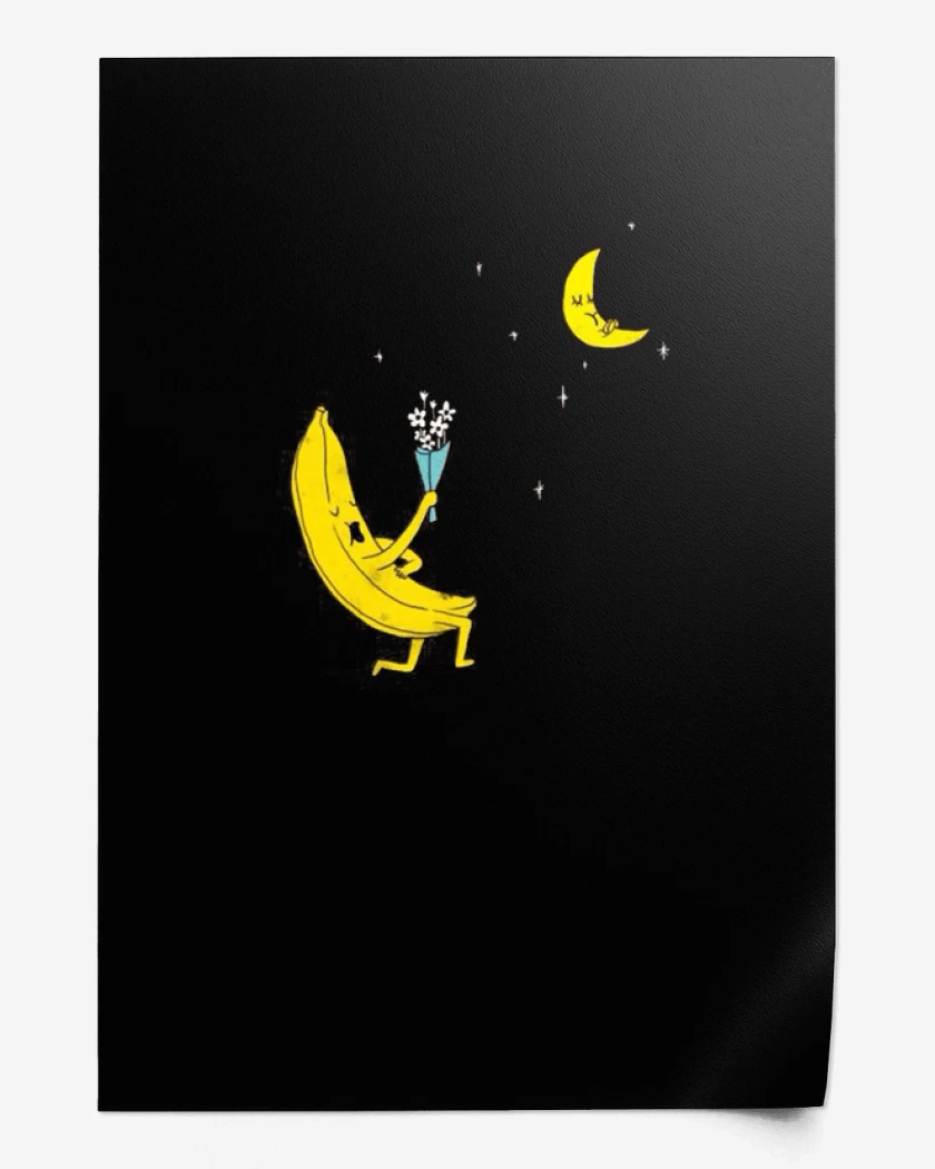 Print Banana enamorada 