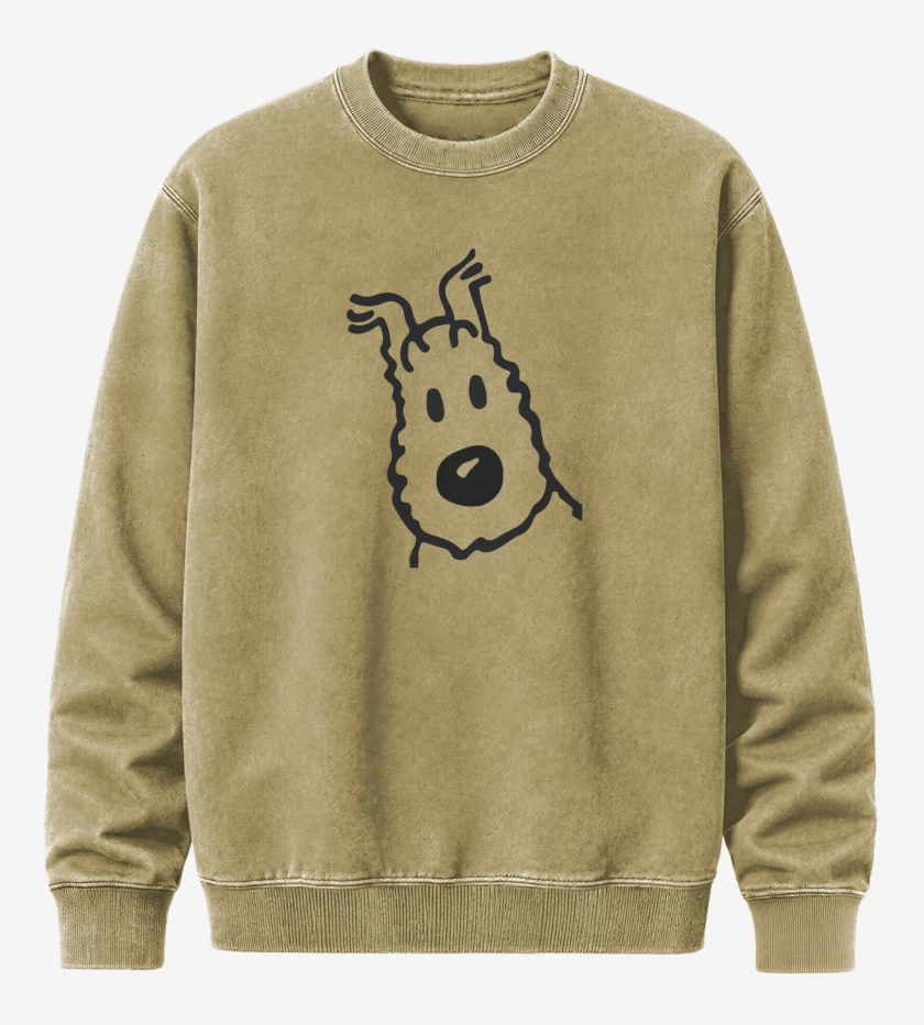 Poleron Polo Acid Wash Beige de Milú 