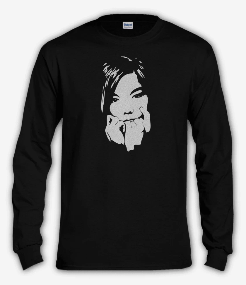 Polera manga larga Negro de BJORK 