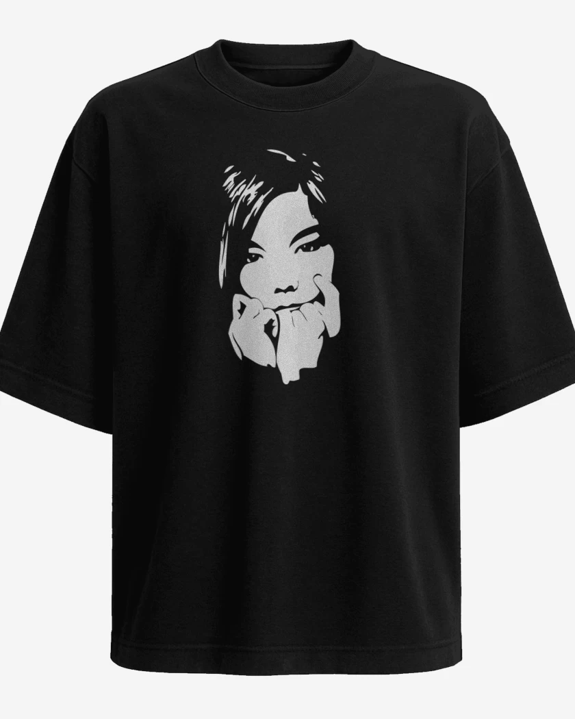 Polera Oversize Negro de BJORK 