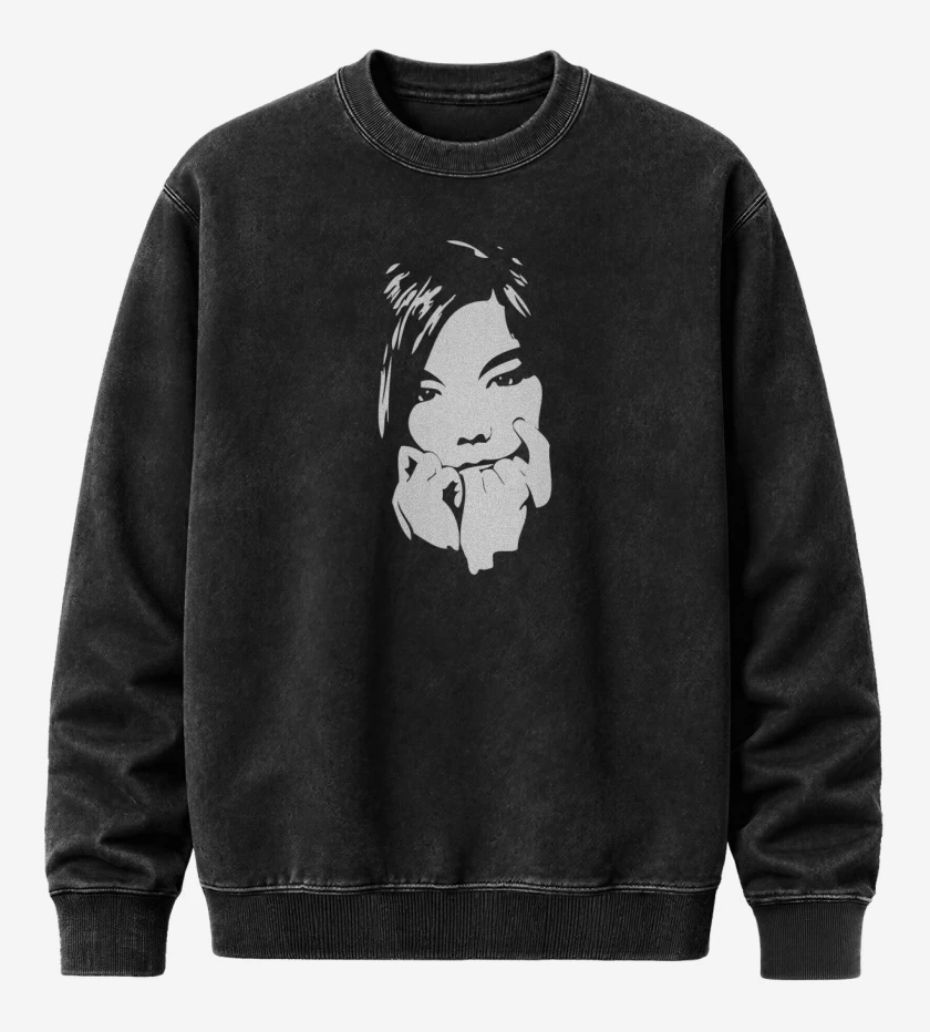 Poleron Polo Acid Wash Negro de BJORK 