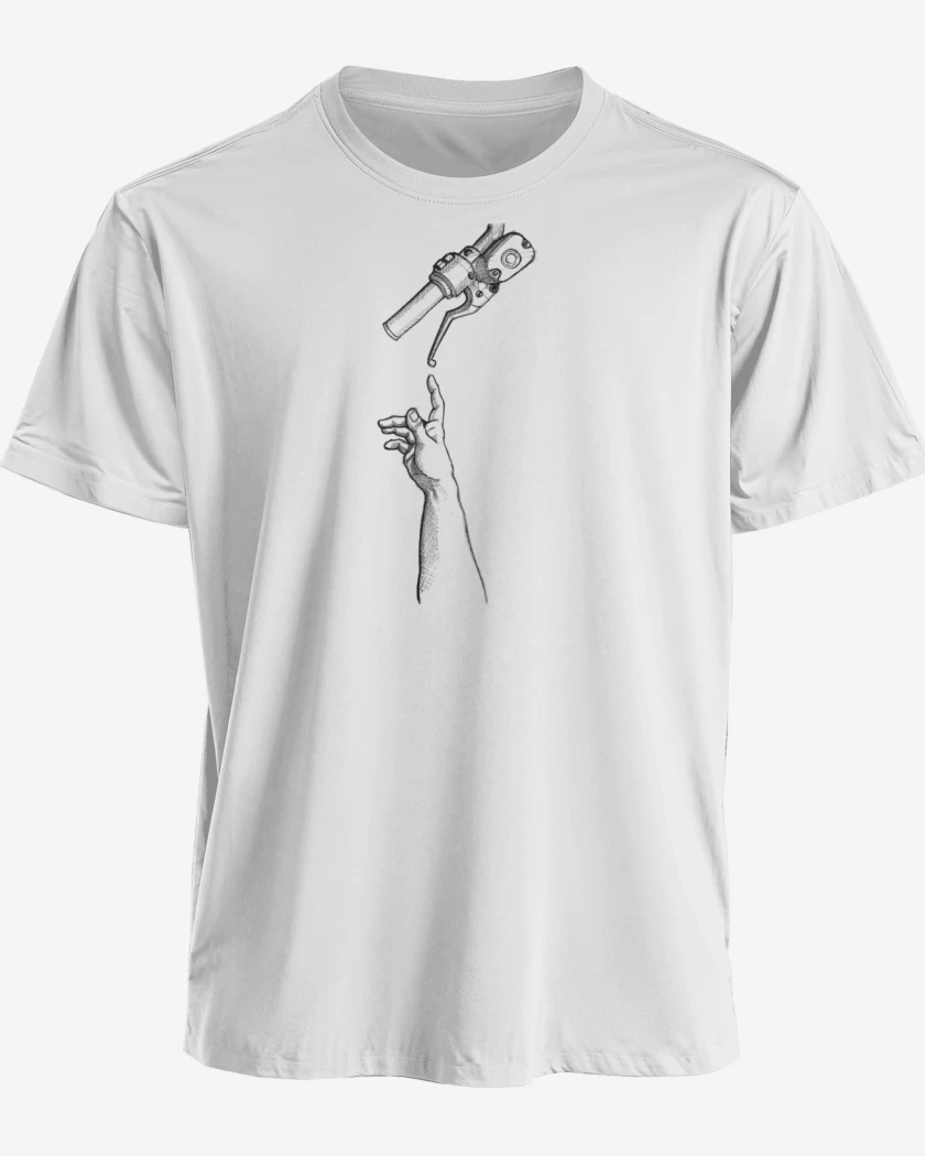 Polera premium Blanco de Creacion de Adán Cleta 