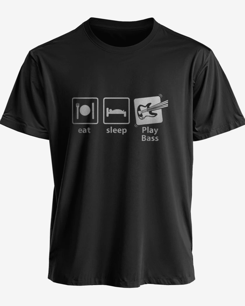 Polera Eat Sleep Play Bass