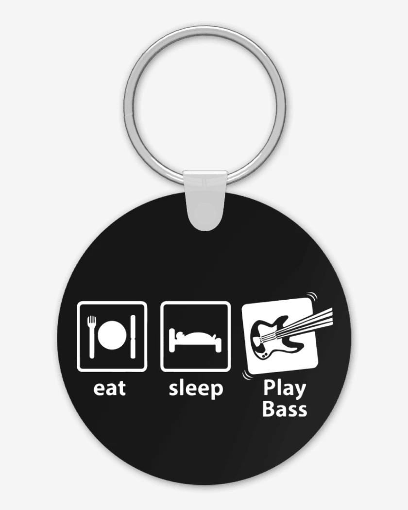 Llavero Eat Sleep Play Bass