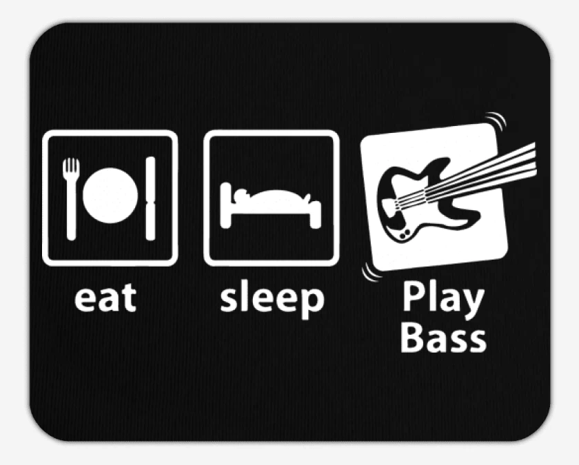 Mousepad Eat Sleep Play Bass