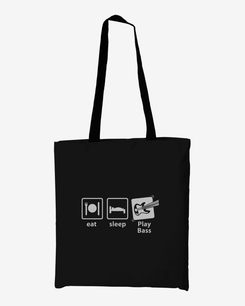 Totebag Eat Sleep Play Bass