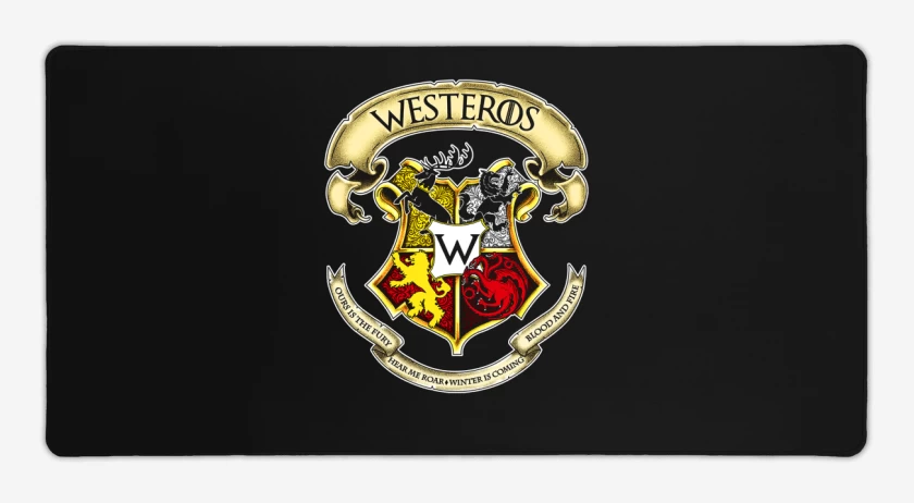 Mouse pad Gamer Negro de Westeros