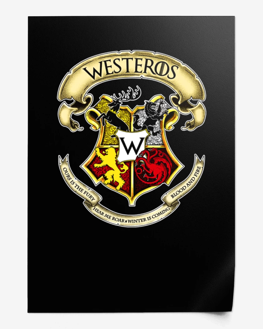 Print Negro de Westeros