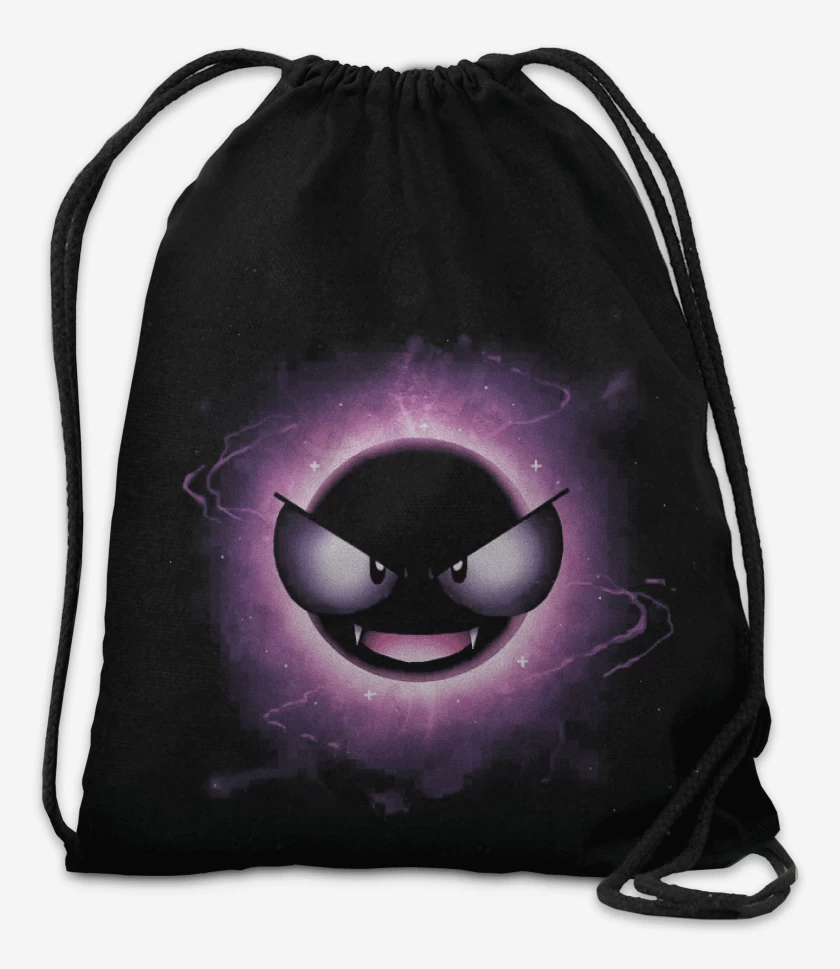 Mochila Negro de Gastly