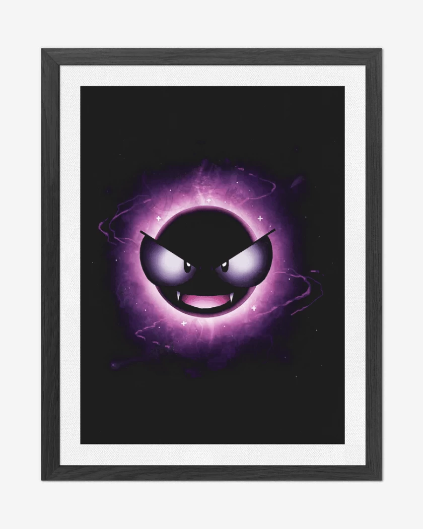Cuadro decorativo Negro de Gastly