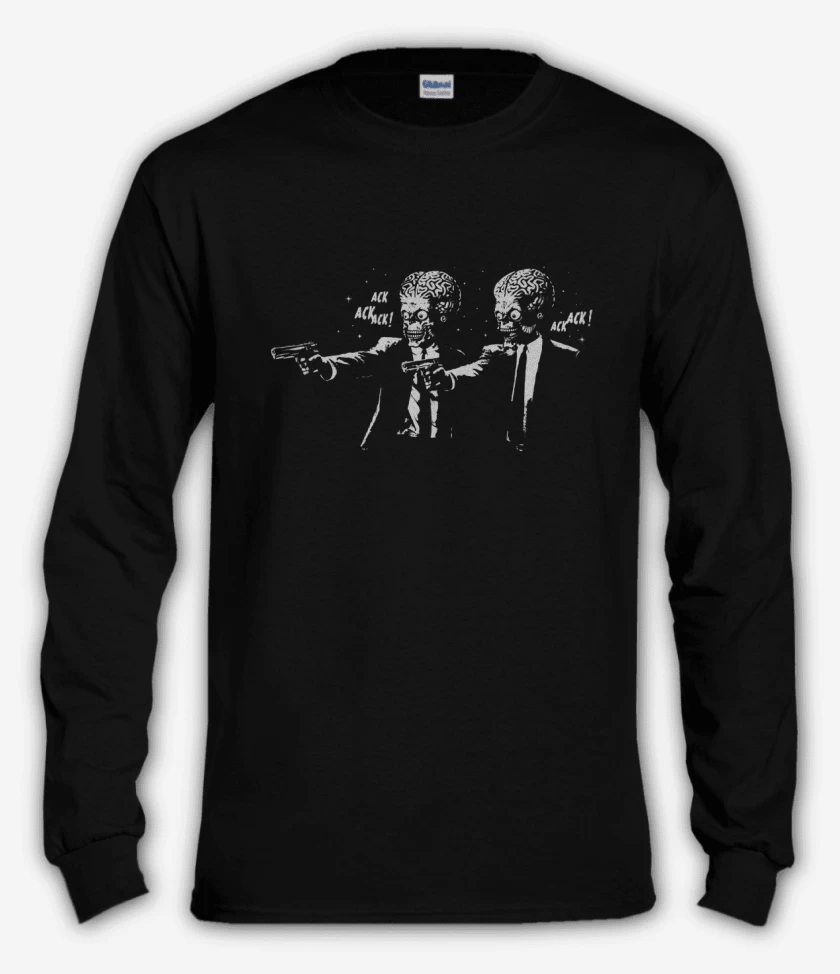 Polera manga larga Negro de Ack attack