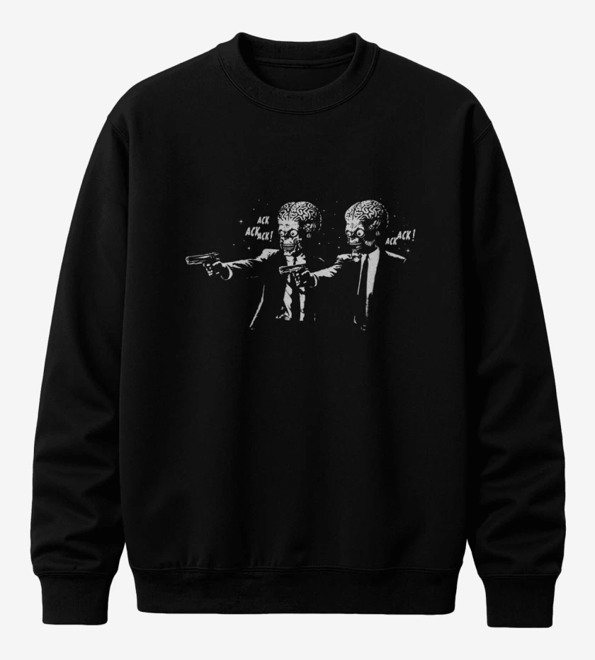 Poleron polo Negro de Ack attack