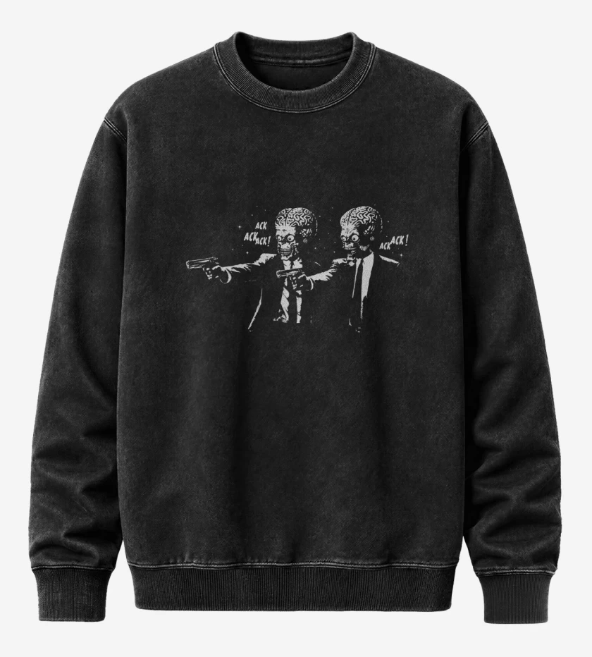 Poleron Polo Acid Wash Negro de Ack attack